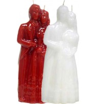  10 INCH MARRIAGE IMAGE RITUAL  RED CANDLE 10″ tall